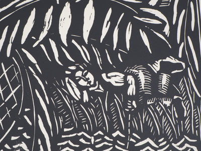 Raoul DUFY : La pêche, 1910 - Gravure sur bois (détail)