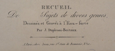 Jean DUPLESSIS-BERTAUX : L'imprimerie - Gravure (détail)