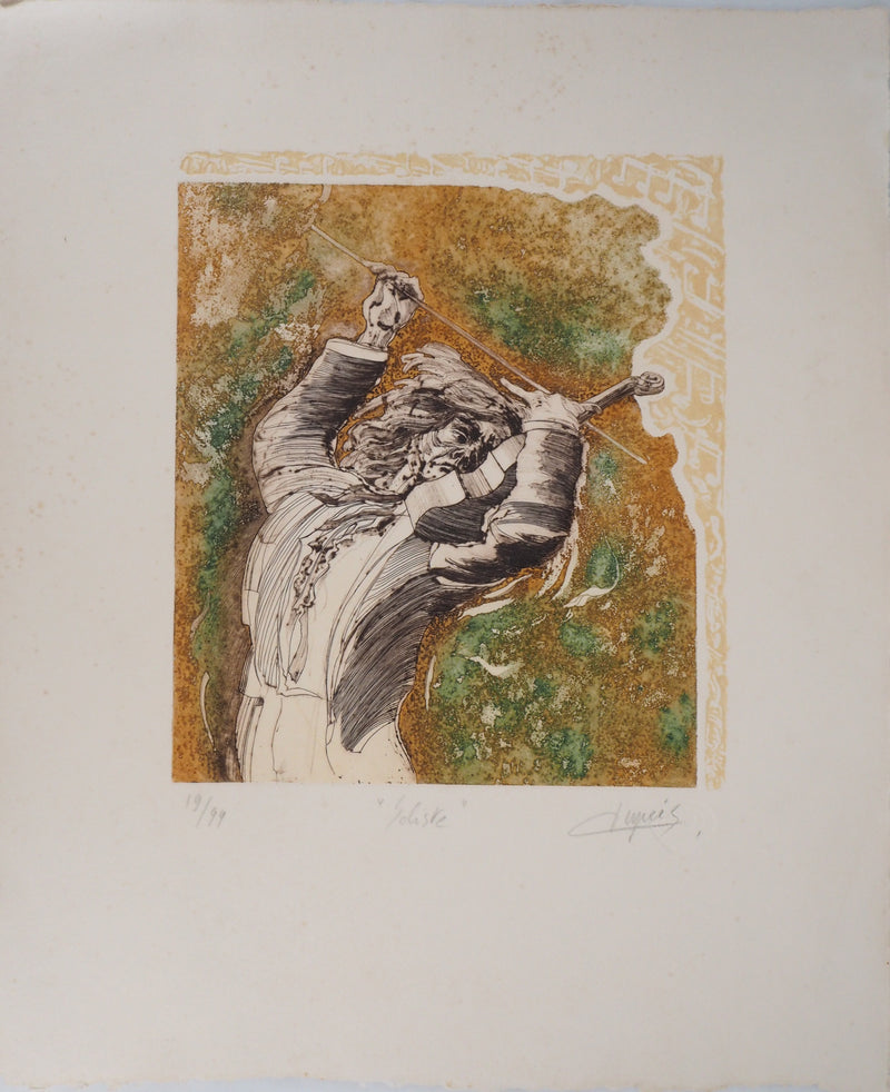 Jean DUPUIS : Violon Soliste - Gravure