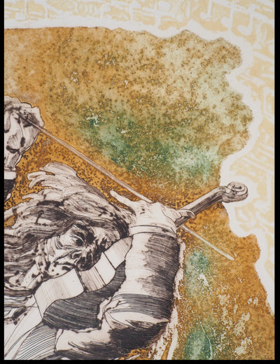 Jean DUPUIS : Violon Soliste - Gravure (détail)