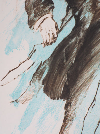 Jean DUPUIS : Concerto au violon - Lithographie (détail)