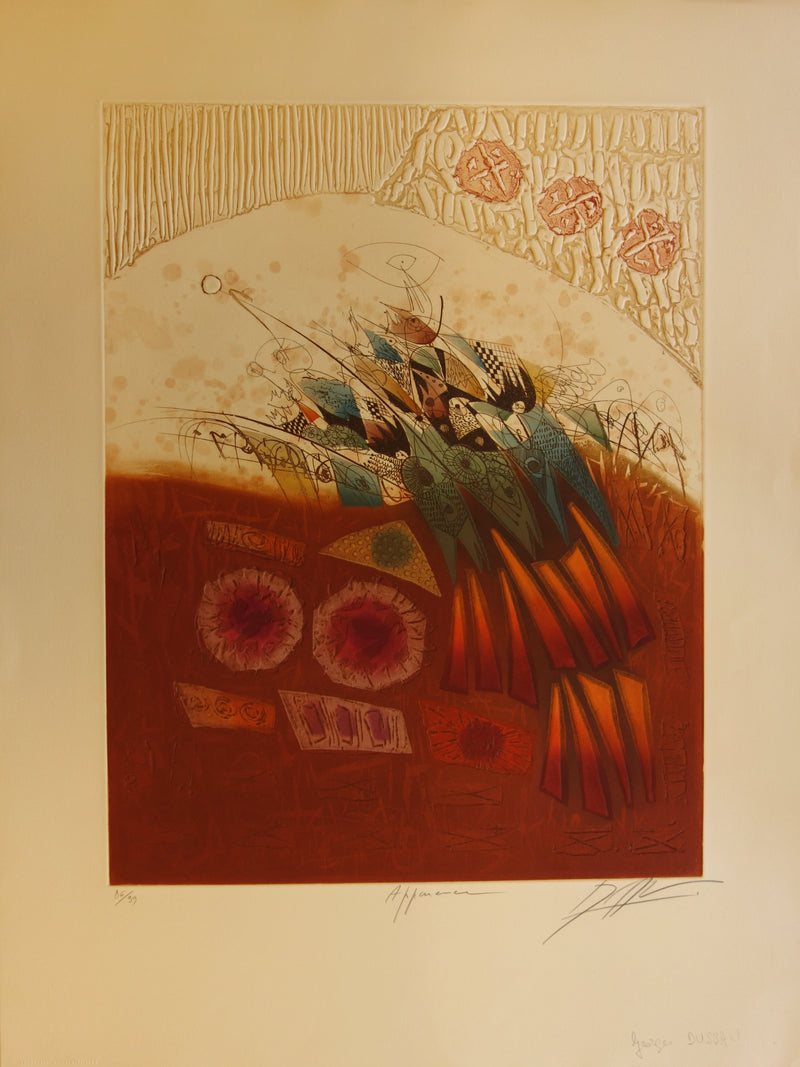 Georges DUSSAU : Apparences - Gravure