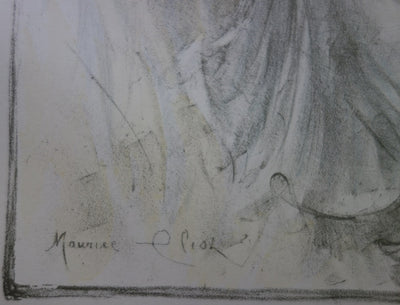 Maurice ELIOT : Printemps - Lithographie (détail)