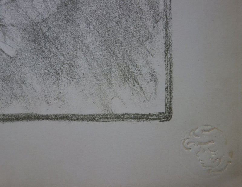 Maurice ELIOT : Printemps - Lithographie (détail)