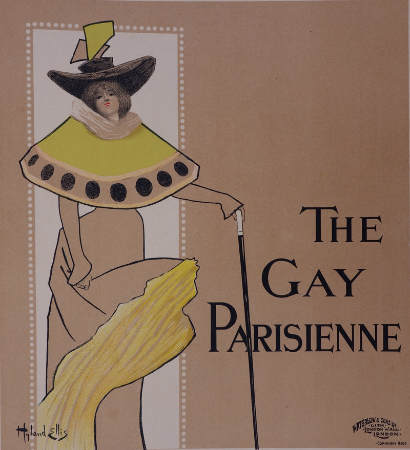 Hyland ELLIS : La Parisienne - Affiche (détail)