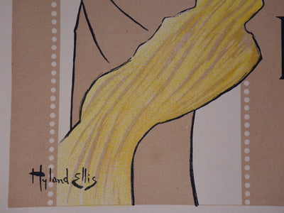 Hyland ELLIS : La Parisienne - Affiche (détail)