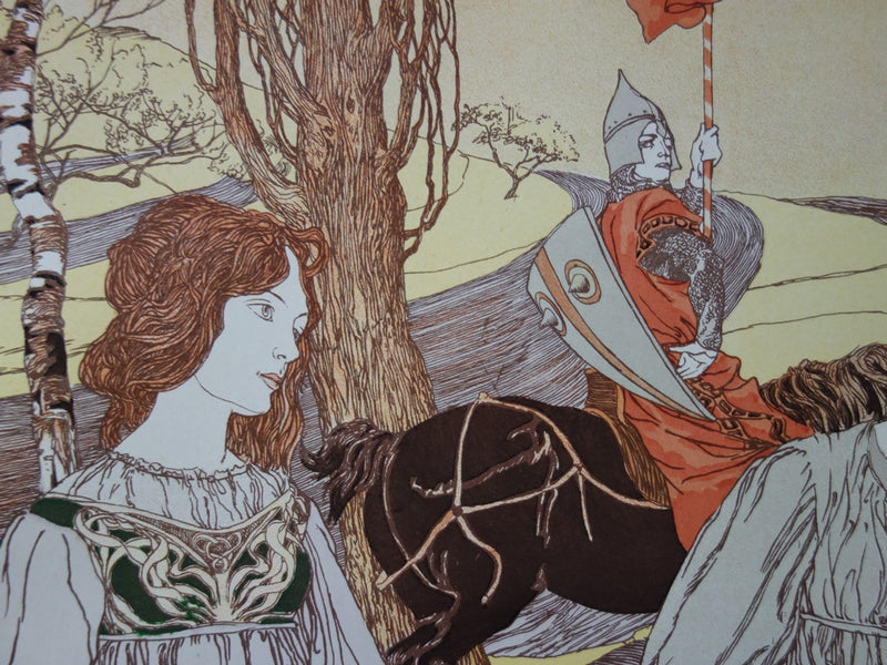 Robert ENGELS : Le Passant - Lithographie (détail)