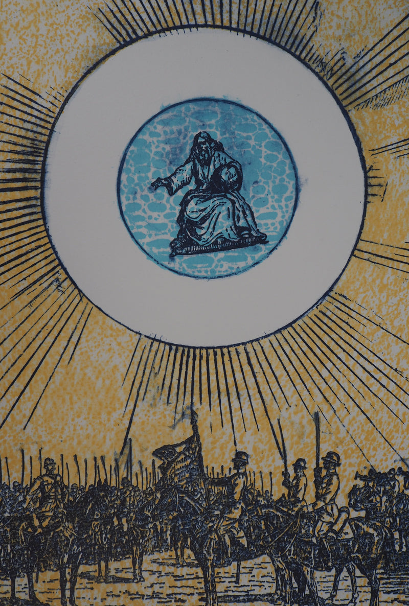Max ERNST : La bataille du soldat, 1972 - Affiche (détail)