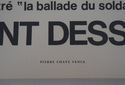 Max ERNST : La bataille du soldat, 1972 - Affiche (détail)