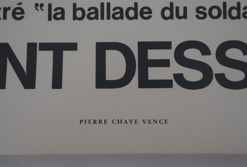 Max ERNST : La bataille du soldat, 1972 - Affiche (détail)