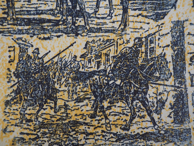 Max ERNST : La bataille du soldat, 1972 - Affiche (détail)