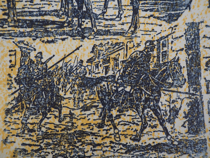 Max ERNST : La bataille du soldat, 1972 - Affiche (détail)