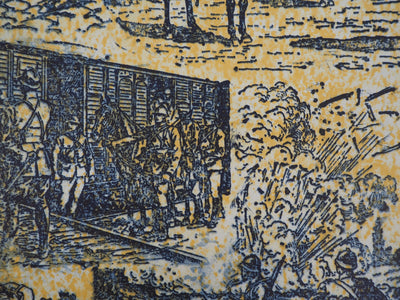 Max ERNST : La bataille du soldat, 1972 - Affiche (détail)
