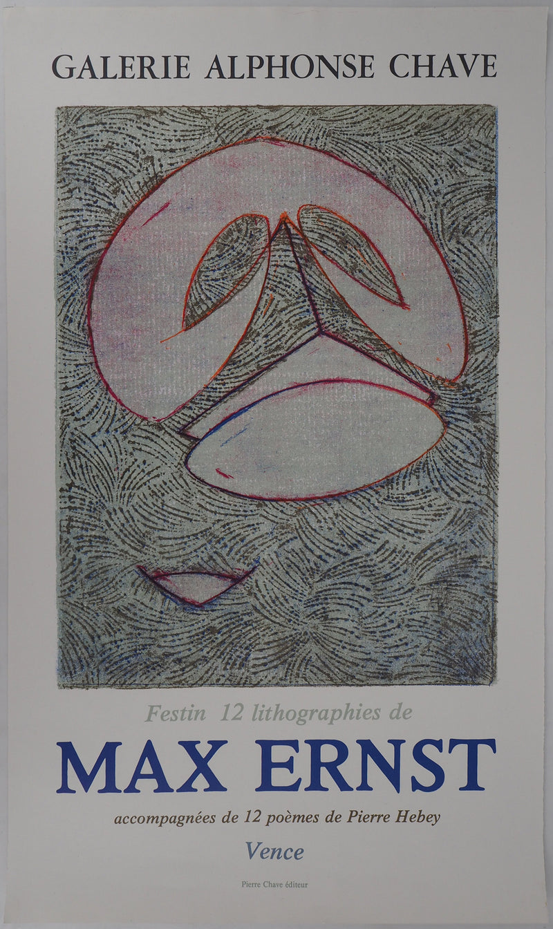 Max ERNST : Festin 74, 1974 - Affiche (détail)