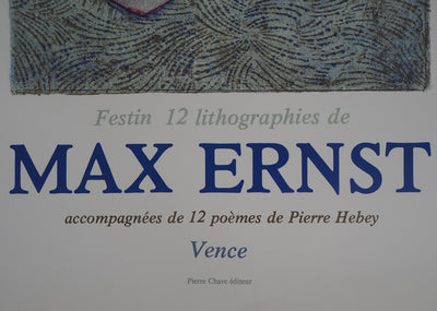 Max ERNST : Festin 74, 1974 - Affiche (détail)