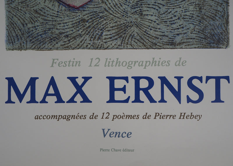 Max ERNST : Festin 74, 1974 - Affiche (détail)