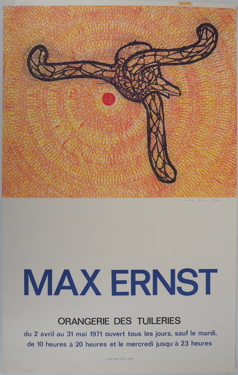 Max ERNST : Orangerie des Tuileries - Lithographie
