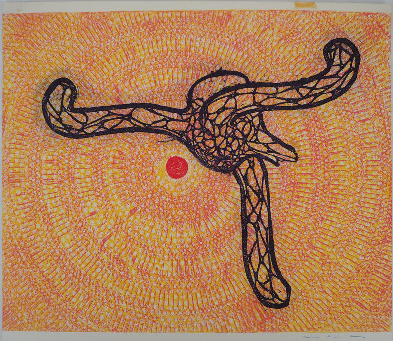 Max ERNST : Orangerie des Tuileries - Lithographie (détail)