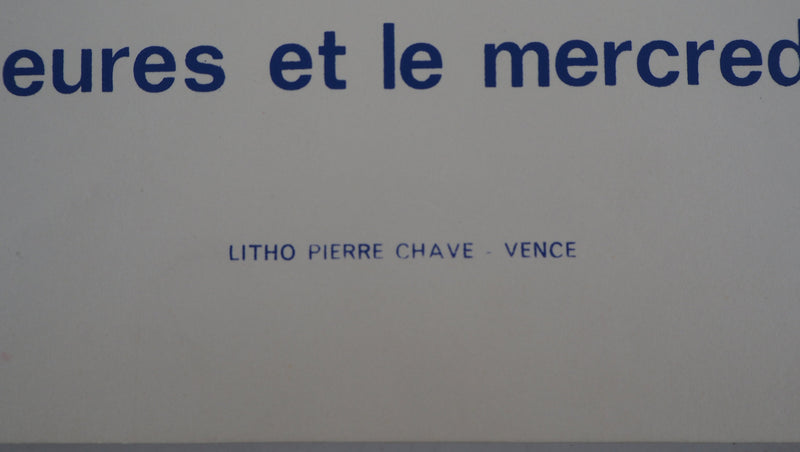 Max ERNST : Orangerie des Tuileries - Lithographie (détail)