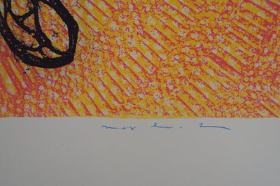 Max ERNST : Orangerie des Tuileries - Lithographie (détail)