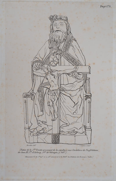  ESCUDIER : Ste Trinité - Gravure