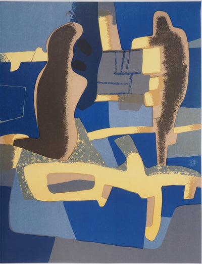 Maurice ESTEVE : Face à face, Lithographie originale (vue générale) - Crédit photo : Galerie Art.Paris