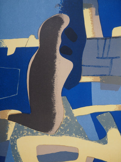Maurice ESTEVE : Face à face, Lithographie originale (photo de détail 3) - Crédit photo : Galerie Art.Paris