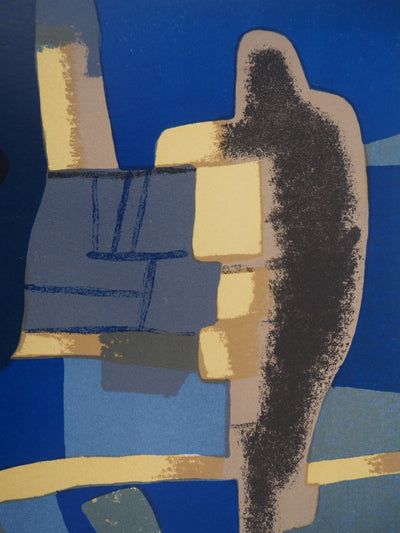 Maurice ESTEVE : Face à face, Lithographie originale (photo de détail 4) - Crédit photo : Galerie Art.Paris