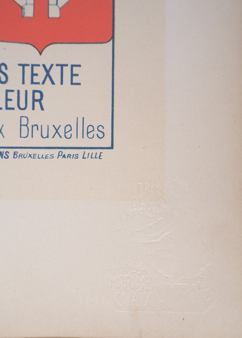 Henri EVENEPOEL : Anvers et son exposition, 1897 - Affiche (détail)