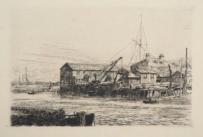 Arthur EVERSHED : Littlehampton, 1880 - Gravure