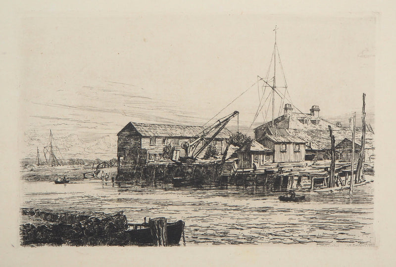 Arthur EVERSHED : Littlehampton, 1880 - Gravure