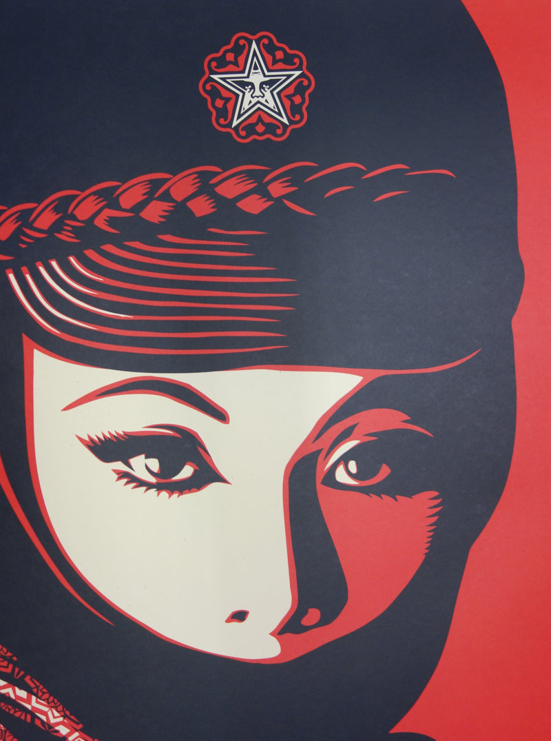 Shepard FAIREY : Mujer Fatal, Sérigraphie originale (photo de détail 4) - Crédit photo : Galerie Art.Paris