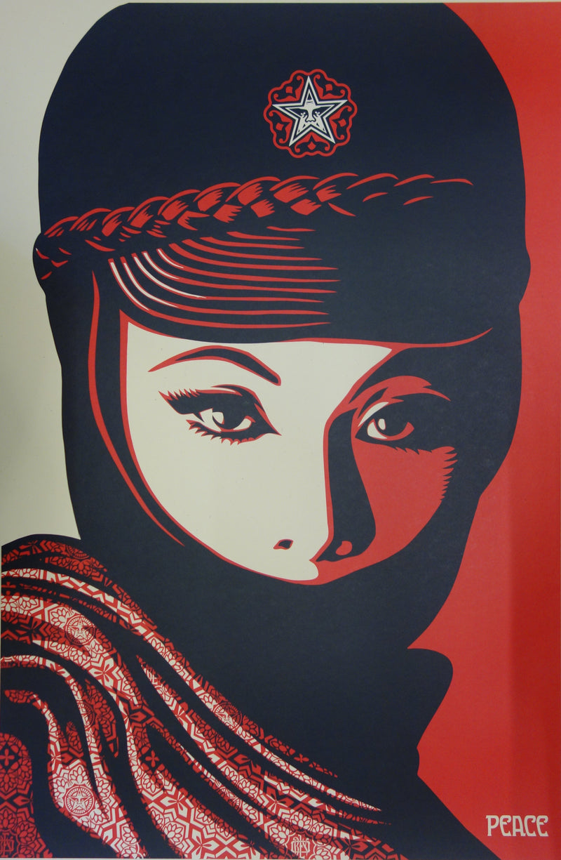 Shepard FAIREY : Mujer Fatal, Sérigraphie originale (photo de détail 5) - Crédit photo : Galerie Art.Paris