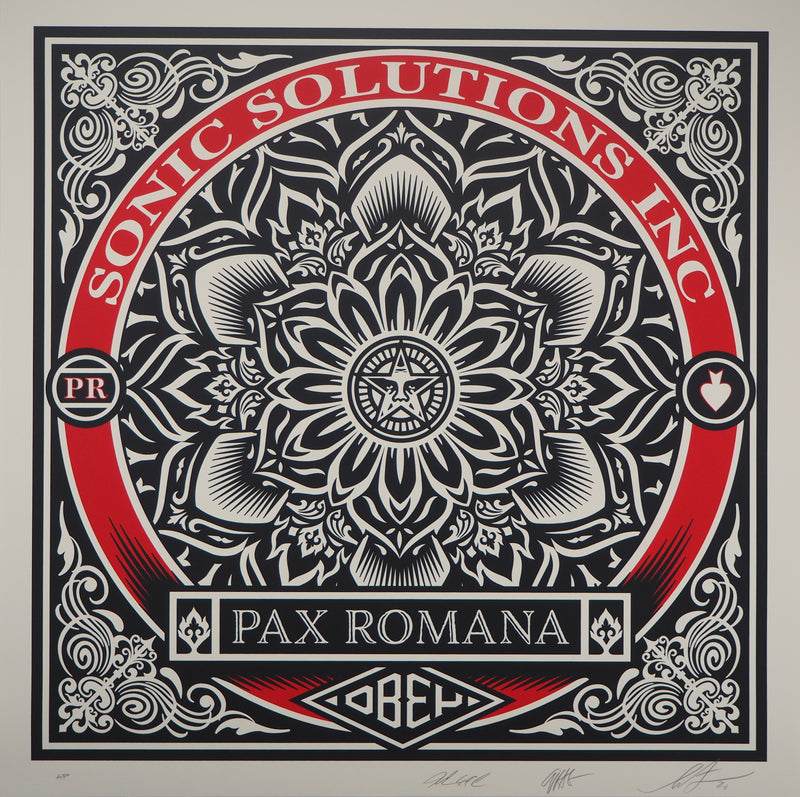 Shepard Fairey : PAX ROMANA, 2020 - Sérigraphie