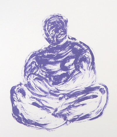  FAKHOURY : Méditation abstraite - Lithographie (détail)