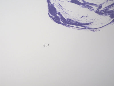  FAKHOURY : Méditation abstraite - Lithographie (détail)