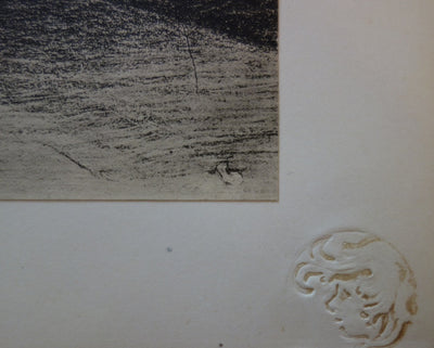 Henri FANTIN-LATOUR : Immortalité - Lithographie (détail)