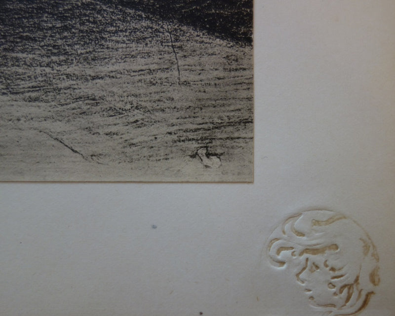Henri FANTIN-LATOUR : Immortalité - Lithographie (détail)
