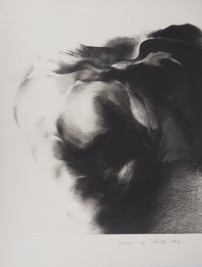 Jean-Luc FAUVEL : Paysage onirique (Pluralis), 1985 - Gravure