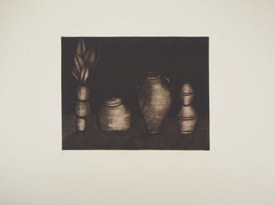 Iya FERNANDEZ : Potterie, 1992 - Gravure (détail)