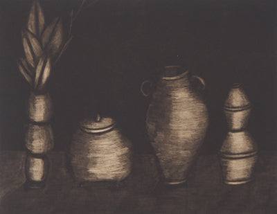Iya FERNANDEZ : Potterie, 1992 - Gravure (détail)