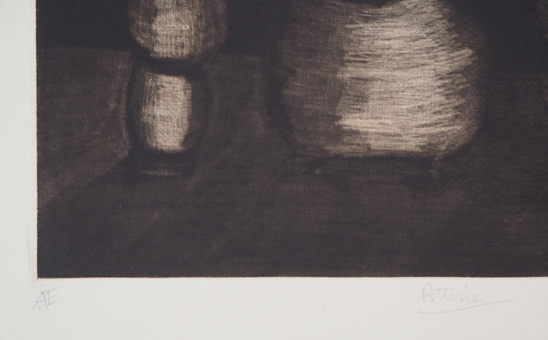 Iya FERNANDEZ : Potterie, 1992 - Gravure (détail)