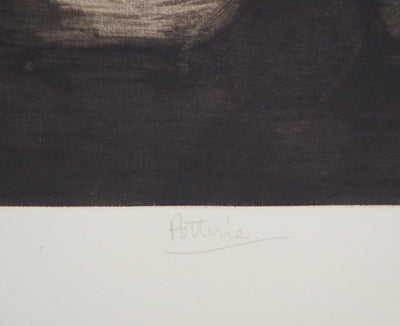 Iya FERNANDEZ : Potterie, 1992 - Gravure (détail)