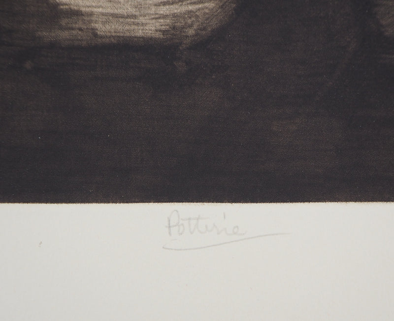 Iya FERNANDEZ : Potterie, 1992 - Gravure (détail)