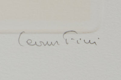 Leonor FINI : Conversations secrètes - Gravure (détail)