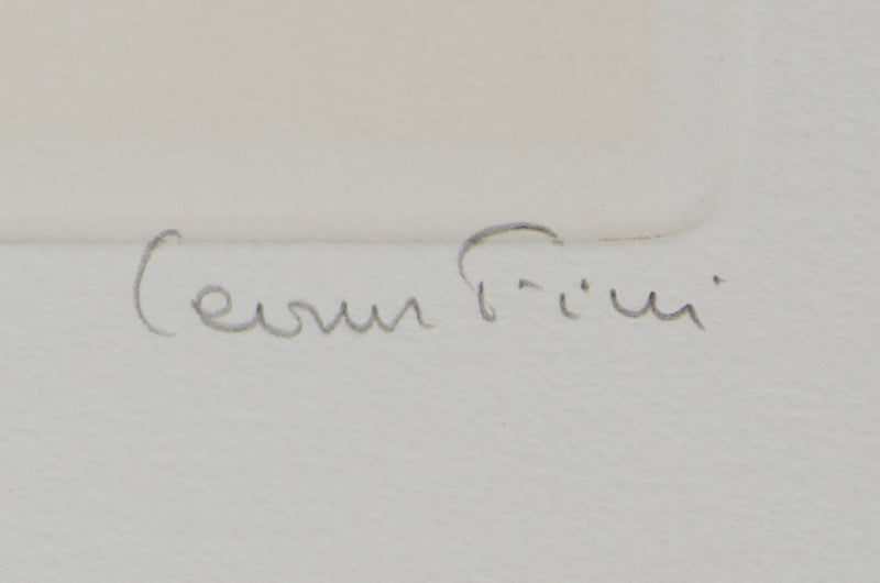 Leonor FINI : Conversations secrètes - Gravure (détail)