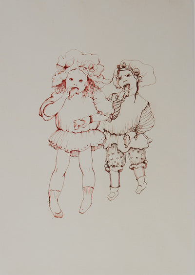 Leonor FINI : Les gourmandes - Gravure