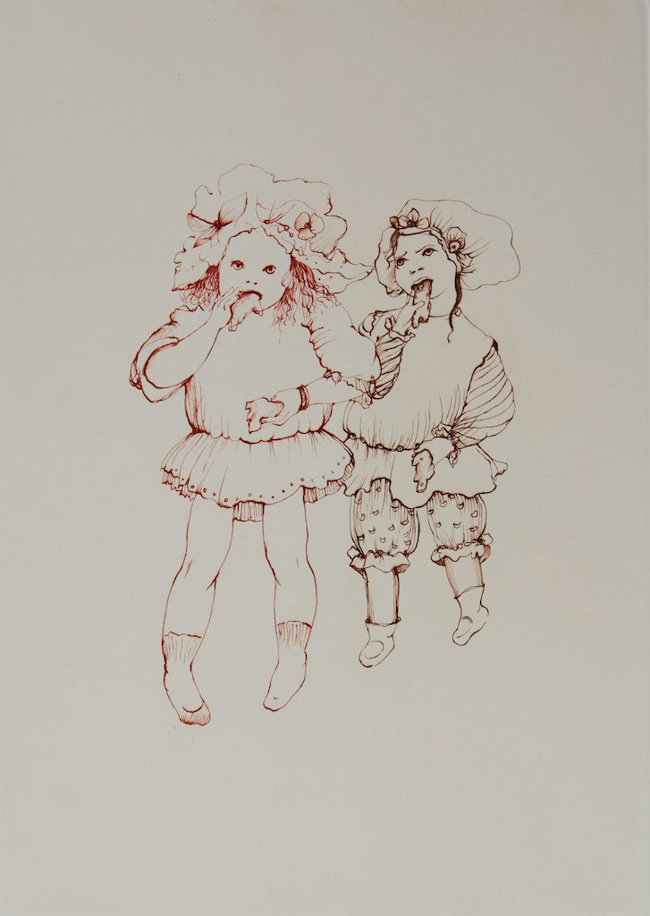 Leonor FINI : Les gourmandes - Gravure