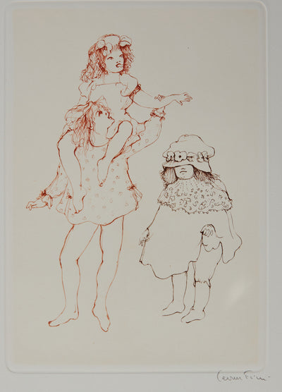 Leonor FINI : Je te tire la langue - Gravure