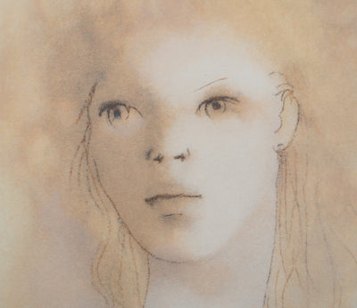 Léonor FINI : Visage de femme, Lithographie originale (photo de détail 5) - Crédit photo : Galerie Art.Paris